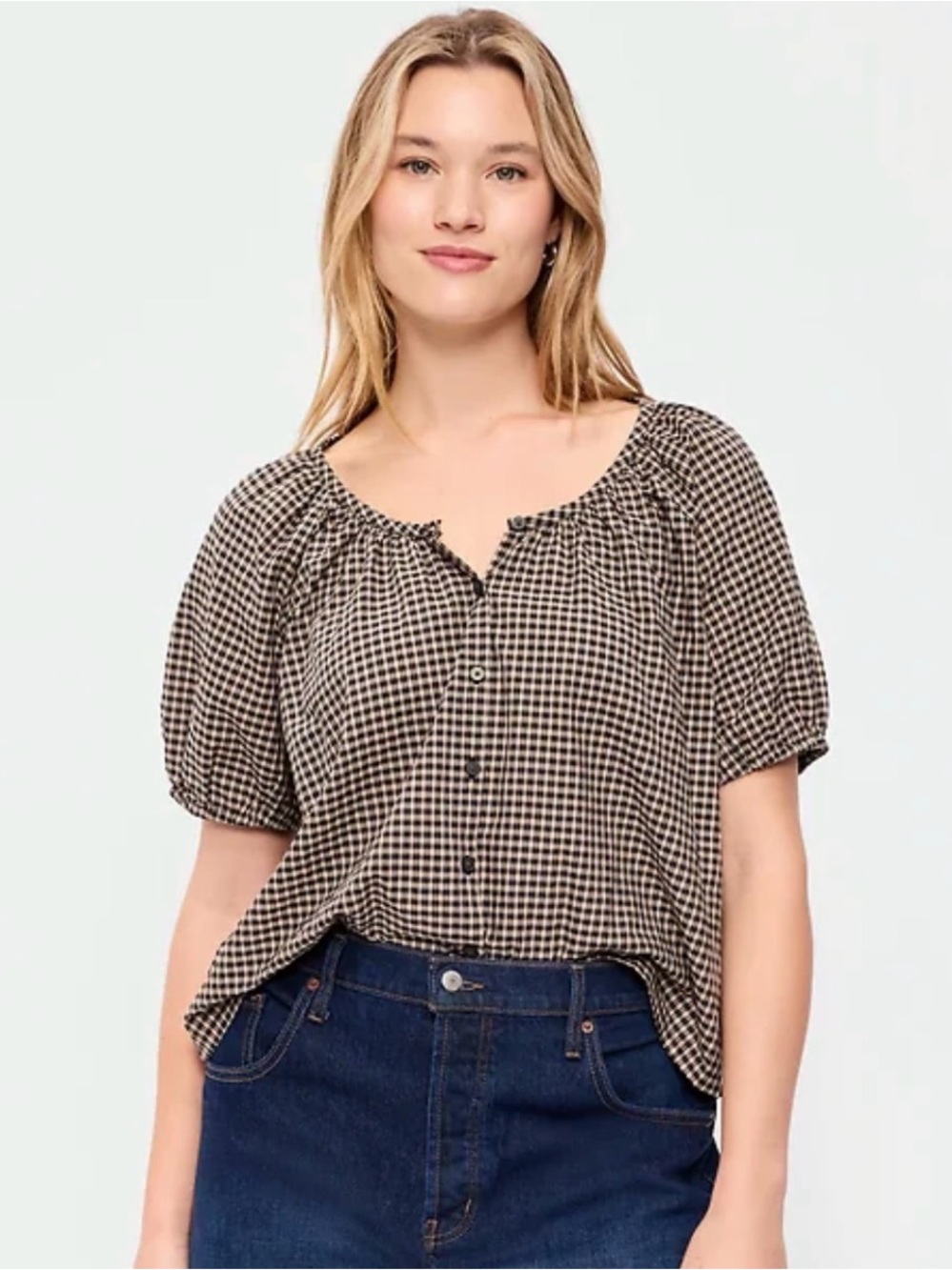 Old Navy Airy Button-Down Top